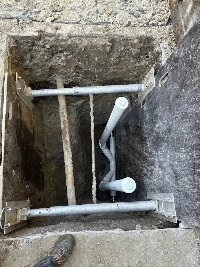 Experienced plumber completing Gas Line Repair work in Leonardtown